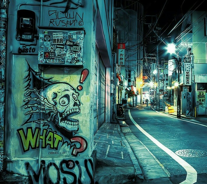 night.......street......art