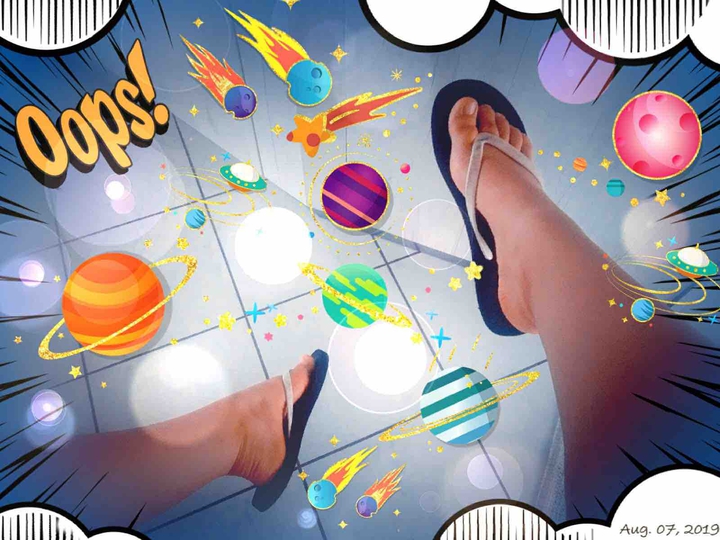 The feet