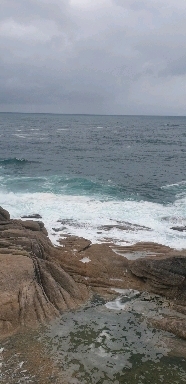 Waves in Sokcho, Gangwon-do, Korea