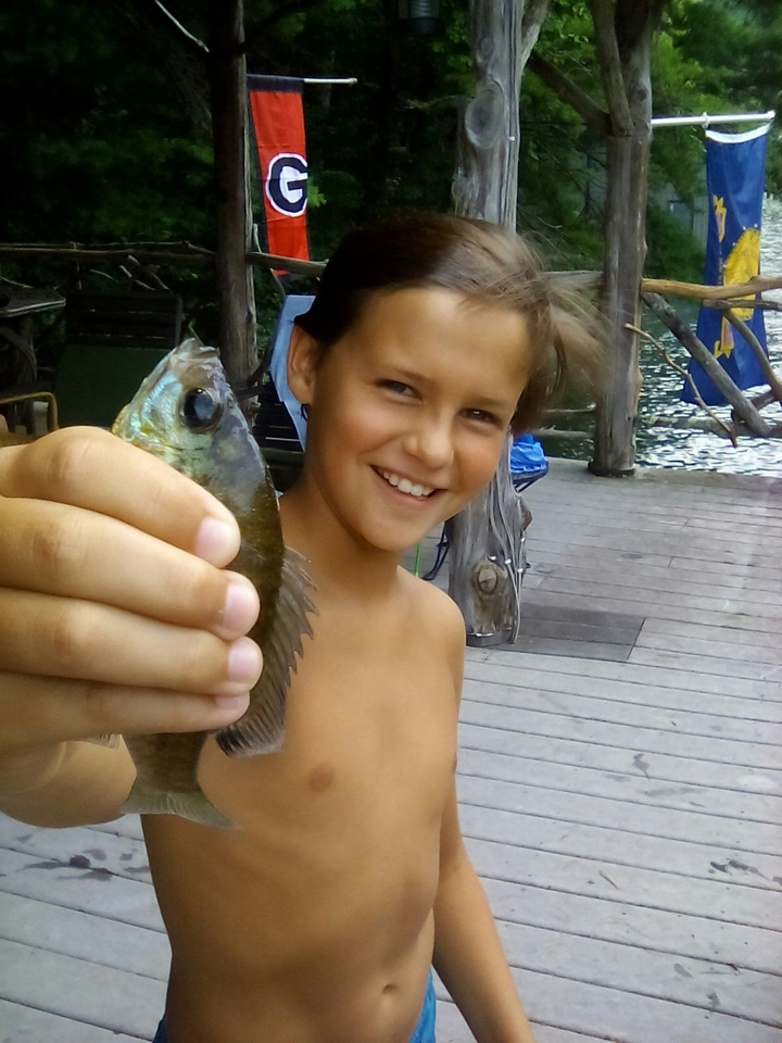 Gabe got fish