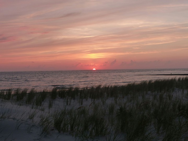 Sun goes down