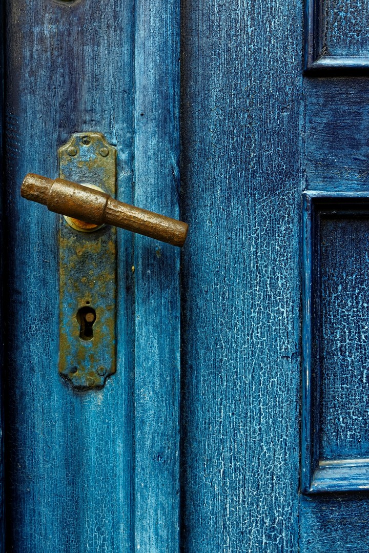 Blue door