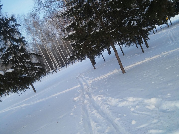 Funny skiing!