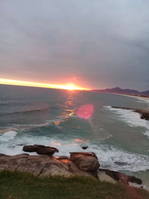 Por do sol Saquarema Brasil