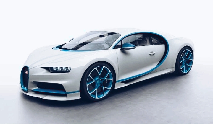 Chiron Blanco y azul