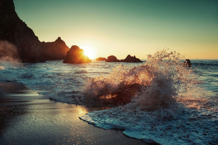 shinny water..