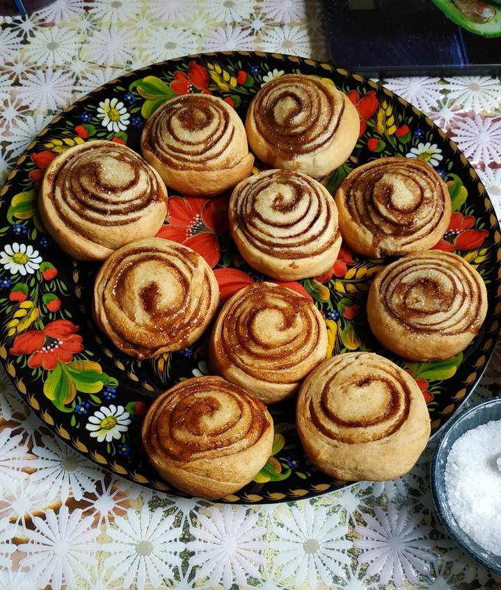 булочки с корицей