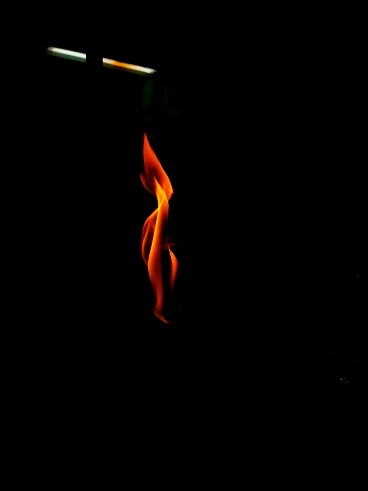 Fire in the dark