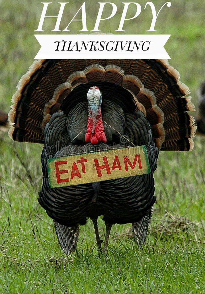 HAPPY THANKSGIVING TO YOU ALL THE GREATEST FRIENDS IN THE WO