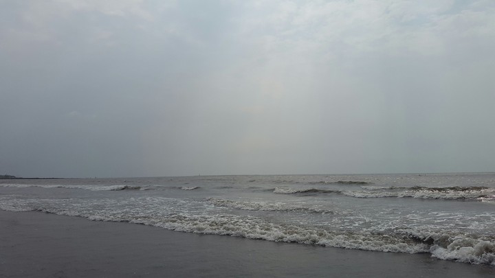 waves on the beach