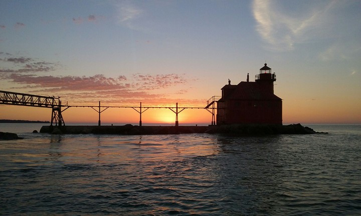 Lighthouse sunrise