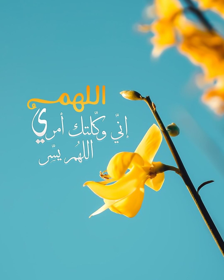 اللهم إني وكلتك امري