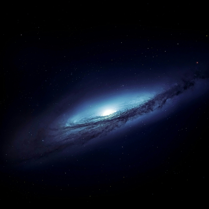galaxy. dark background