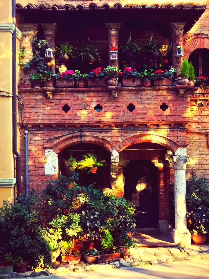 Flowery house