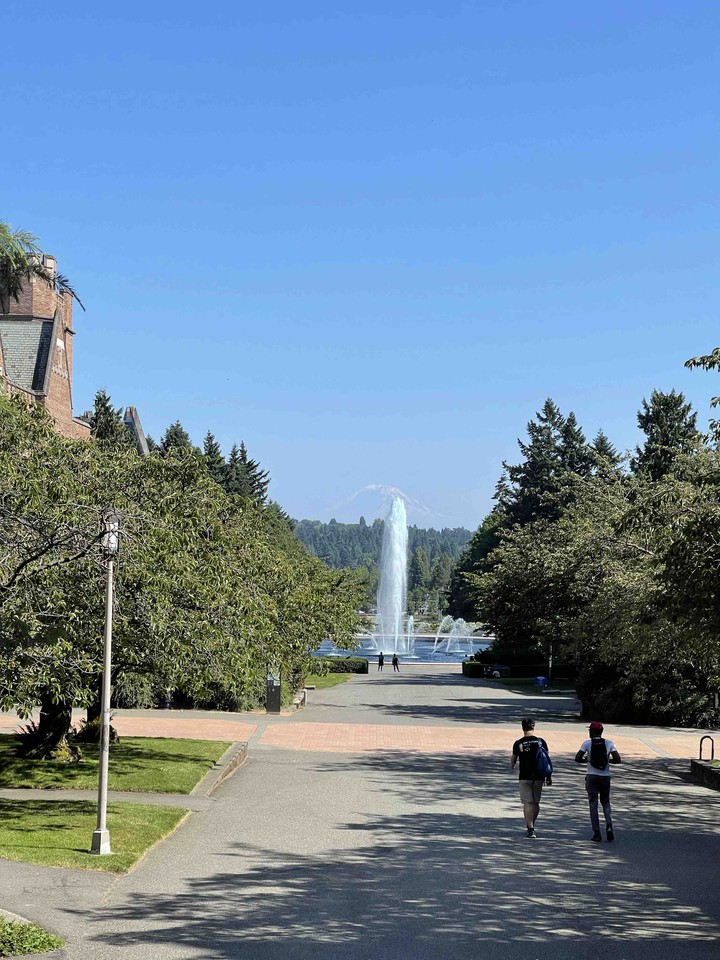 유덥(Univ. of Washington)에서의 레이니어산