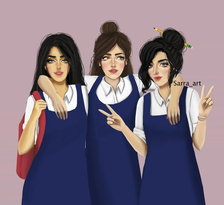 Three beautiful girls