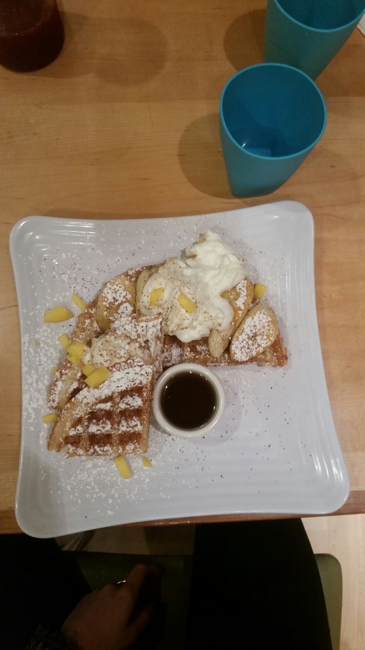 Masala chai waffles