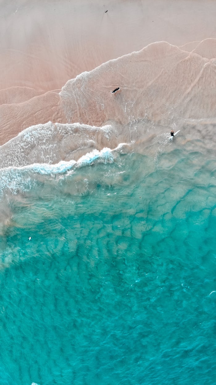 Blue sea