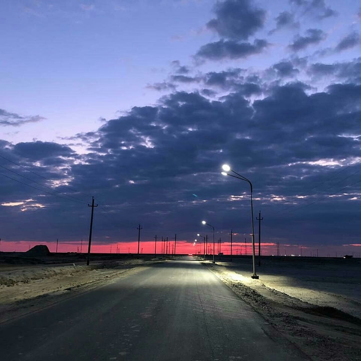 red sky