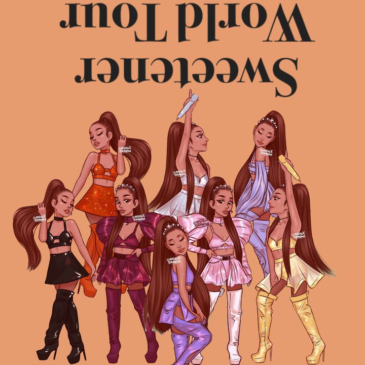 my Ariana Grande draws edit☁️☁️ Sweetener world your edit☁️☁