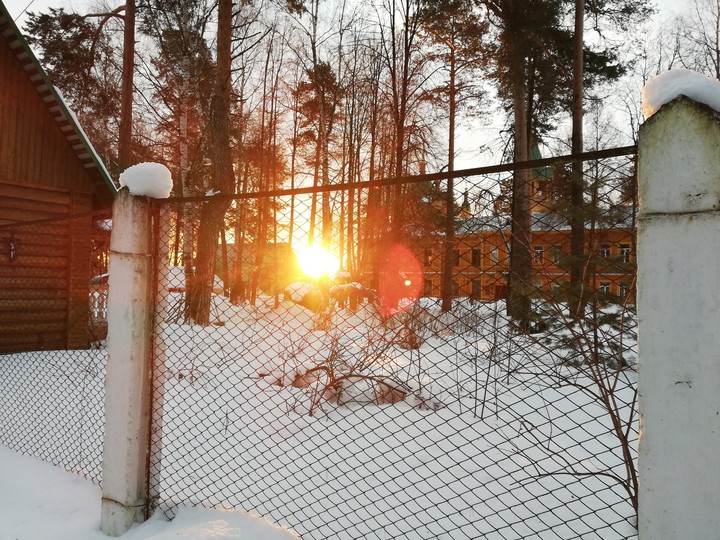 рассвет в городе П