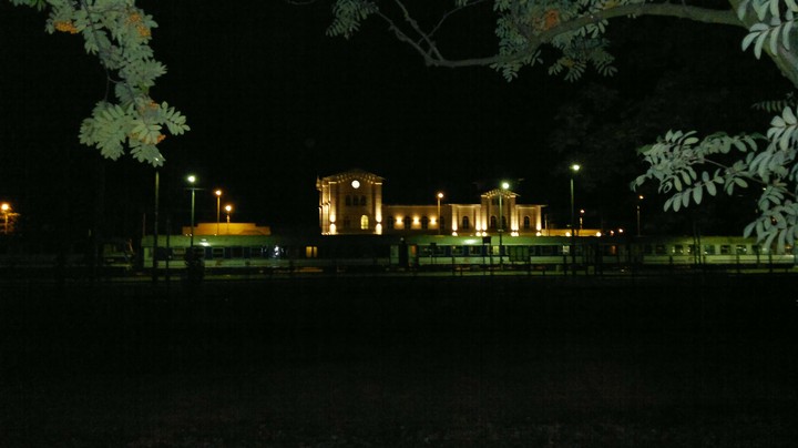 The Railway Station in Kutno by nigjt