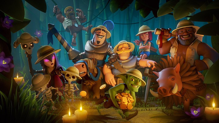 Clash Royale camping trip