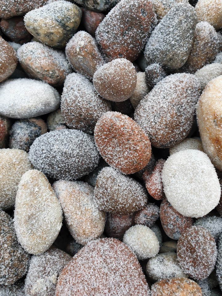 Rocks in winter