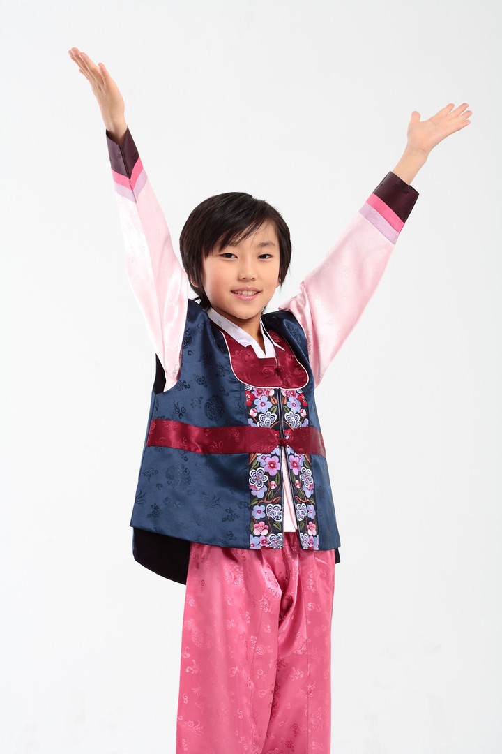 Family in Korean Dress
