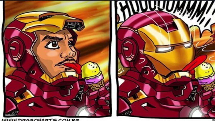 Nagy poén Tony Stark és a fagyi.