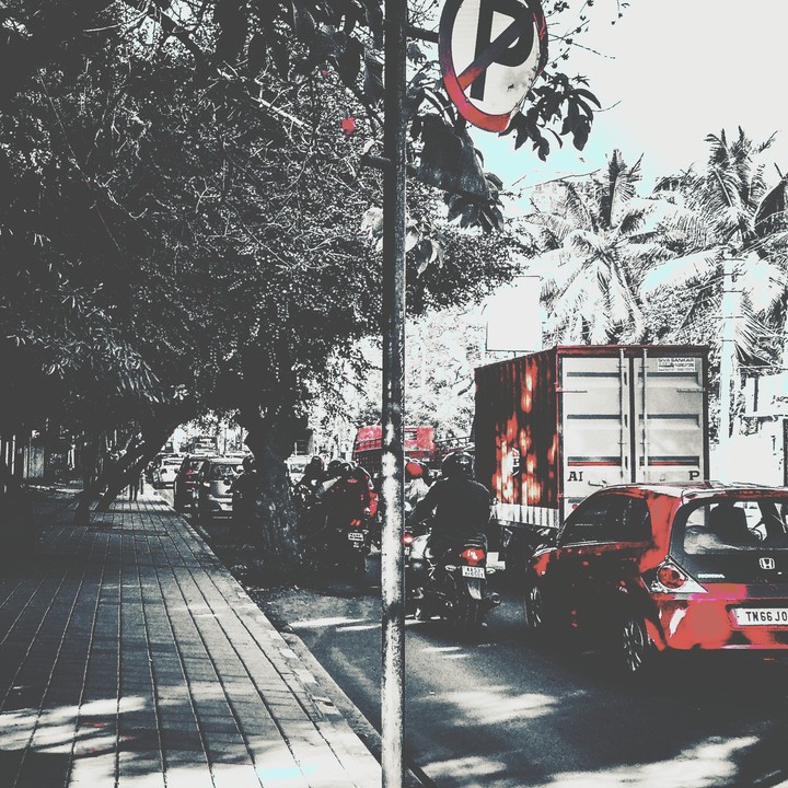 red traffic