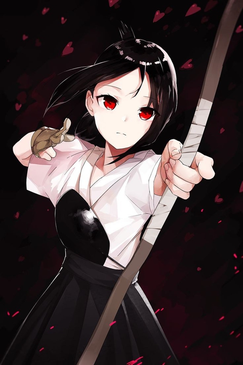 girl with arrow