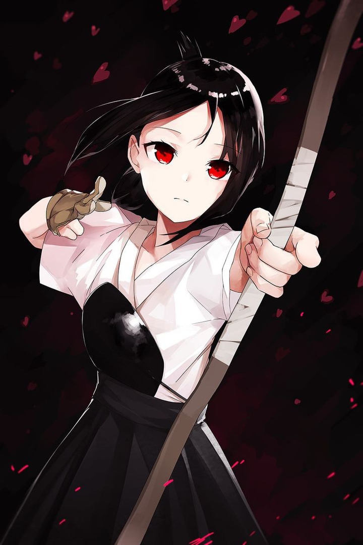 girl with arrow