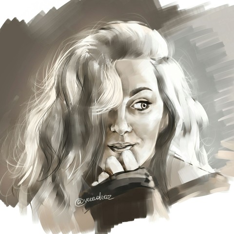 portrait by Vera Obraztsova