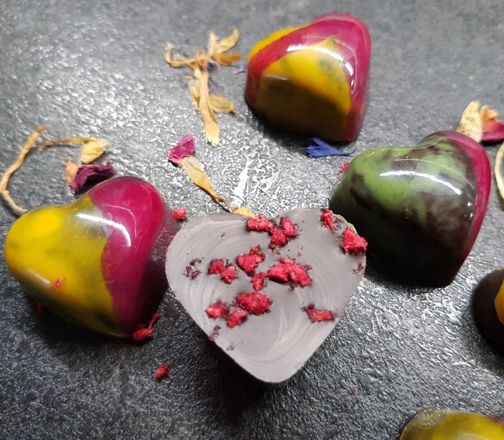 Handmade chocolate.