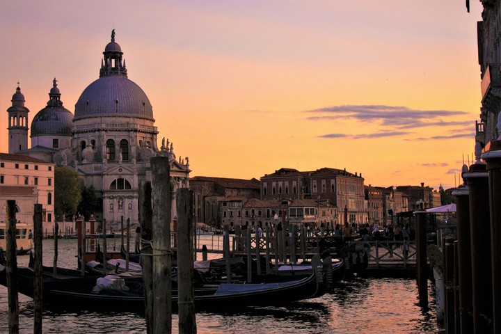 Sunset at Canal Grande