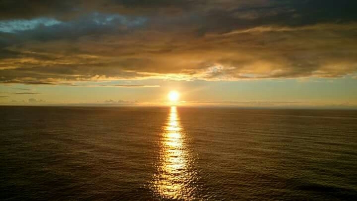 Sunrise from a cruise ship