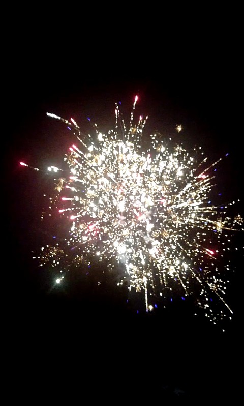 White firework