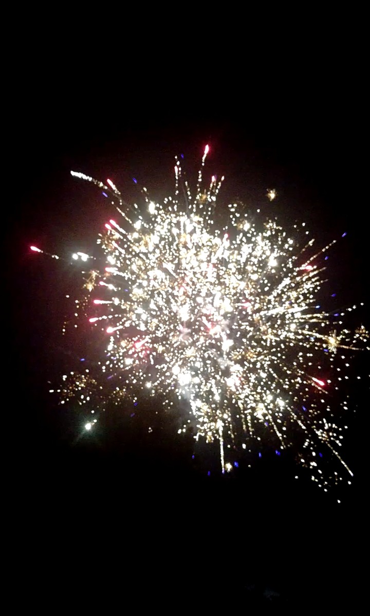White firework