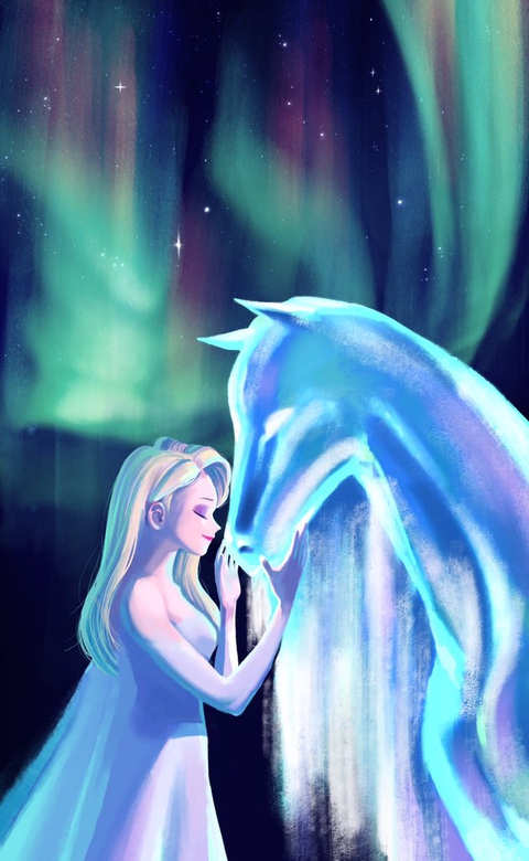 NORTHERN LIGHTS and ICE HORSE