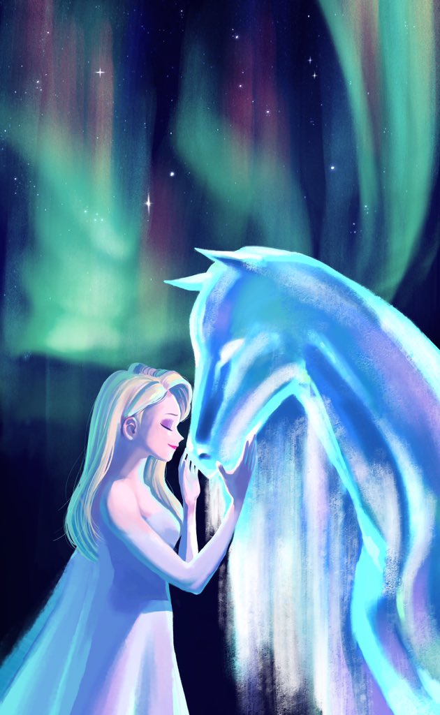 NORTHERN LIGHTS and ICE HORSE