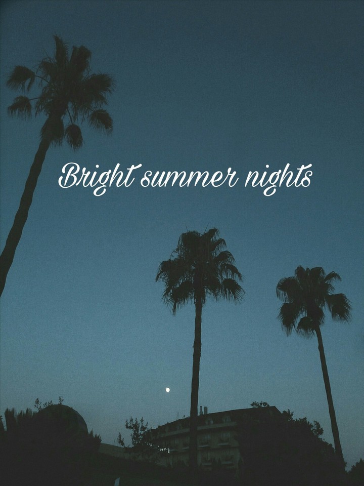 Summer bright nights