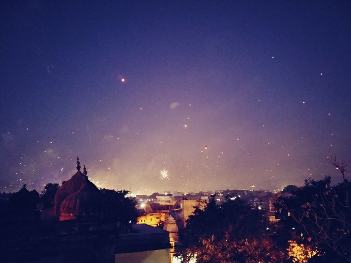 Firecracker Night In Pink City