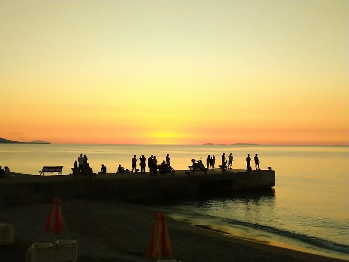 Busy sunset