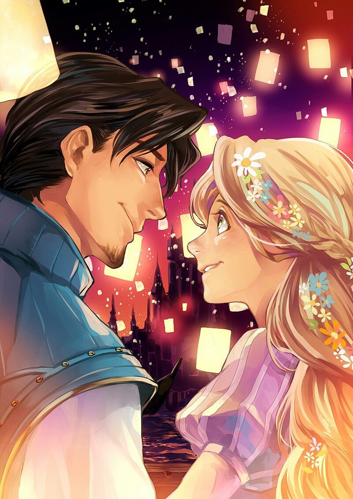 Rapunzel and Flynn