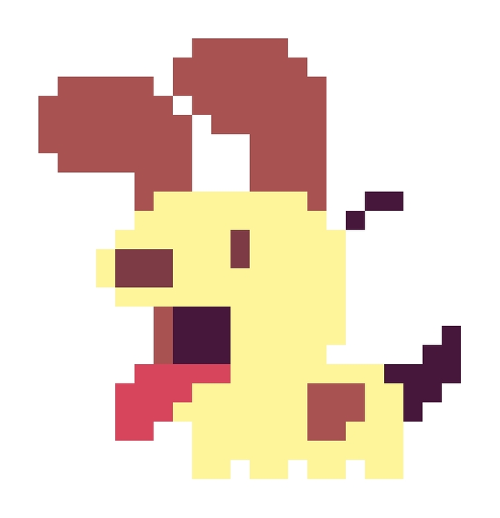 pixel dog