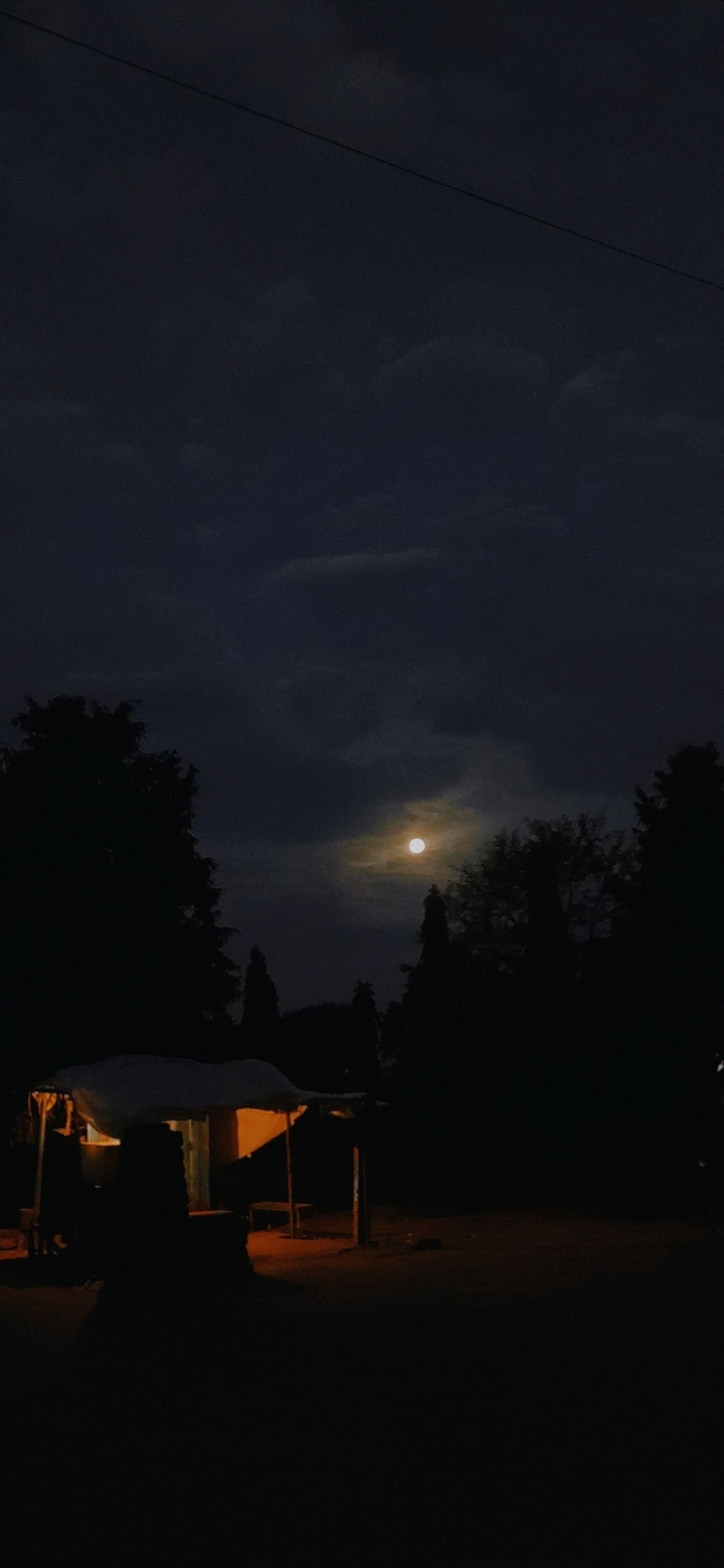moon in morning