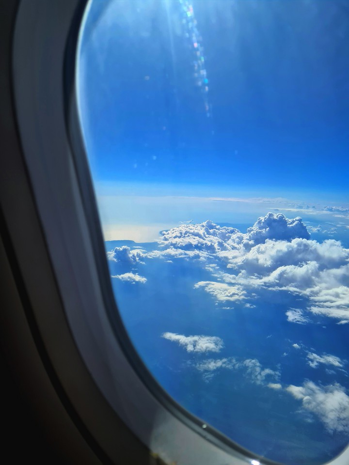 outside the window