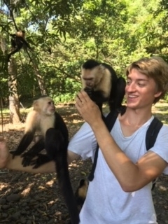 Noah monkeying around 3