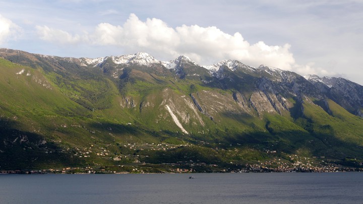 Gardasee Blick Richtung Malcesine